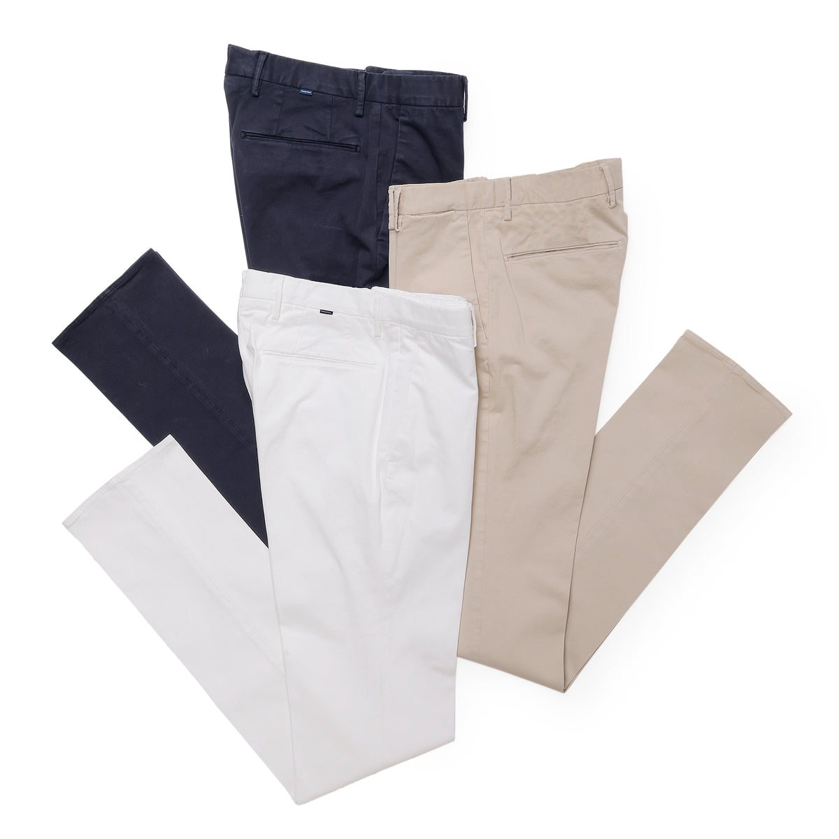 インコテックス / ノープリーツ ストレッチ ツイル パンツ/SLIM FIT/1W0030 4290C