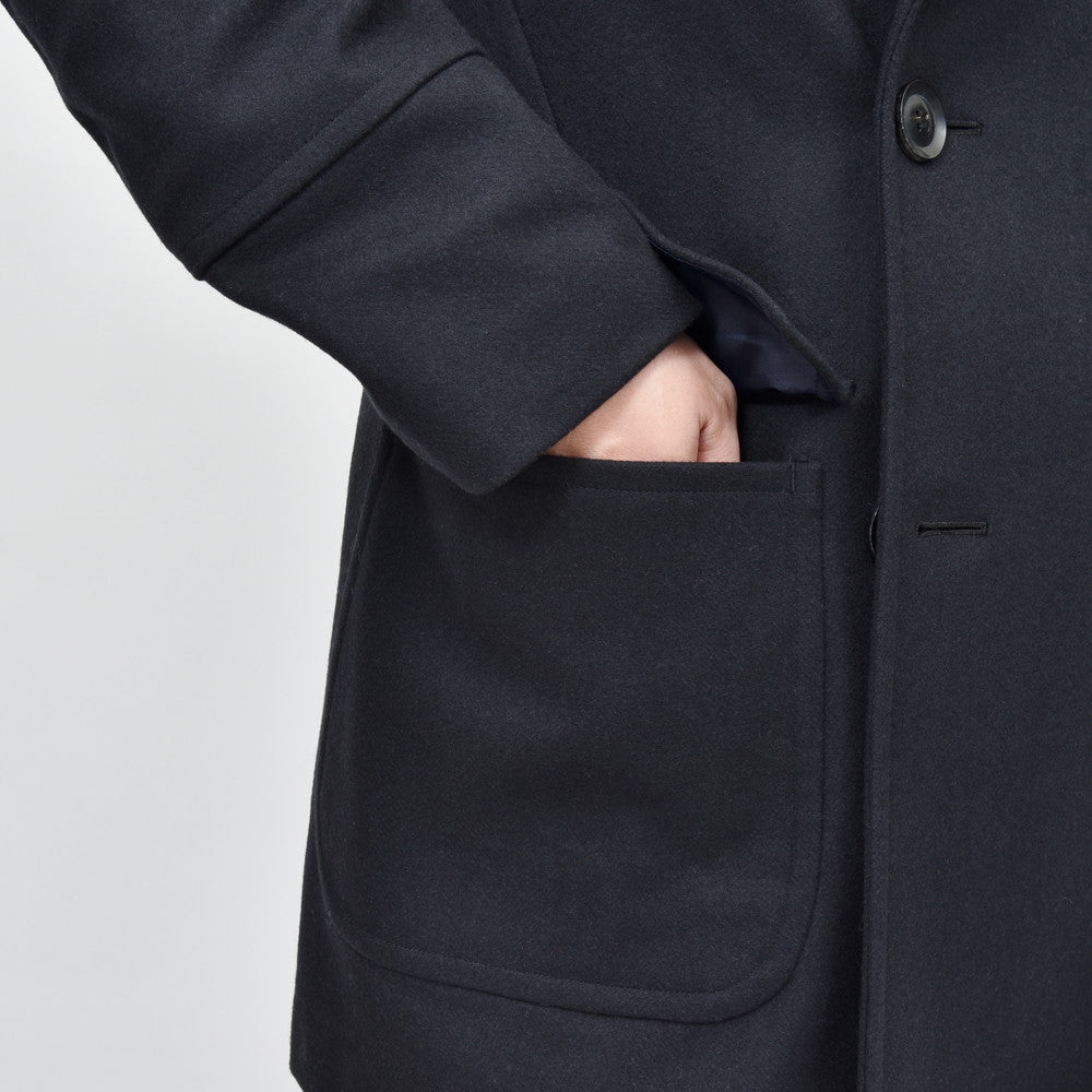 garoh(ガロウ) coat01 ウールライトメルトンピーコート