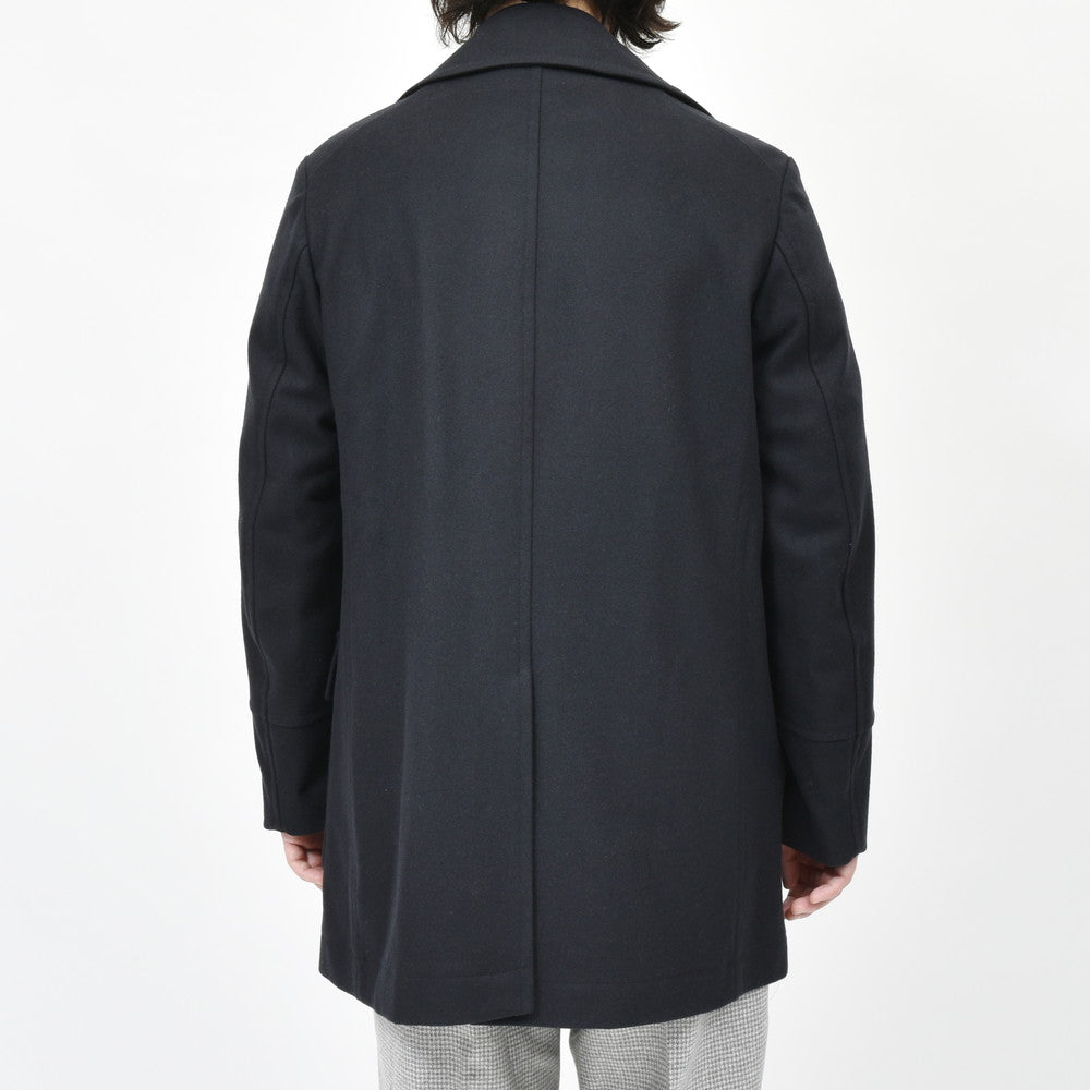 garoh ガロウ coat01 ウール ライトメルトン ピーコート