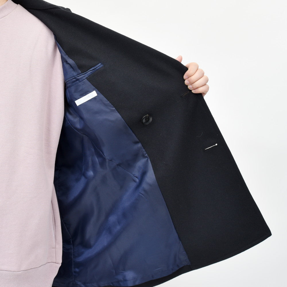 garoh ガロウ coat01 ウール ライトメルトン ピーコート