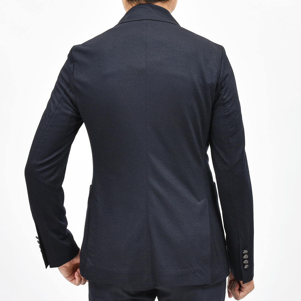 CIRCOLO 1901 チルコロ1901 ヴァージンウール カシミヤ ストレッチ ジャージー メタルボタン ダブル6Bジャケット