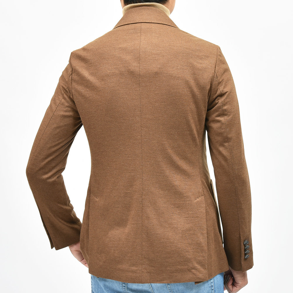 CIRCOLO 1901 チルコロ1901 ヴァージンウール カシミヤ ストレッチ ジャージー メタルボタン ダブル6Bジャケット