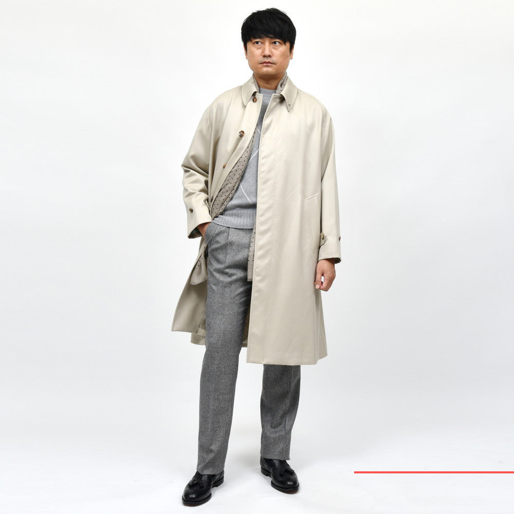 Whiteley&Green(ホワイトリー アンド グリーン) HUDDERSFIELD ウールキャバリーツイルバルカラーコート