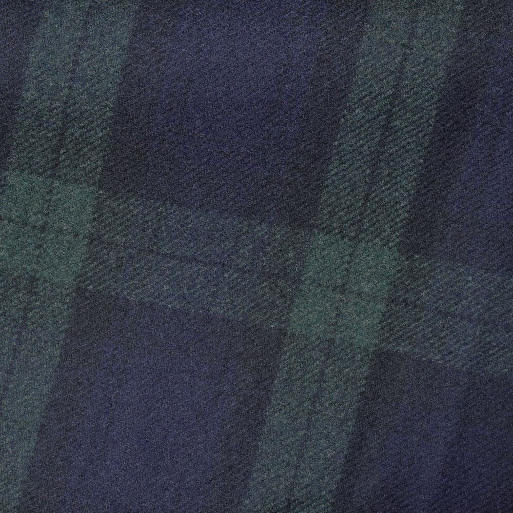 Whiteley&Green(ホワイトリー アンド グリーン) BRADFORD ウールフランネルブラックウォッチバルカラーコート