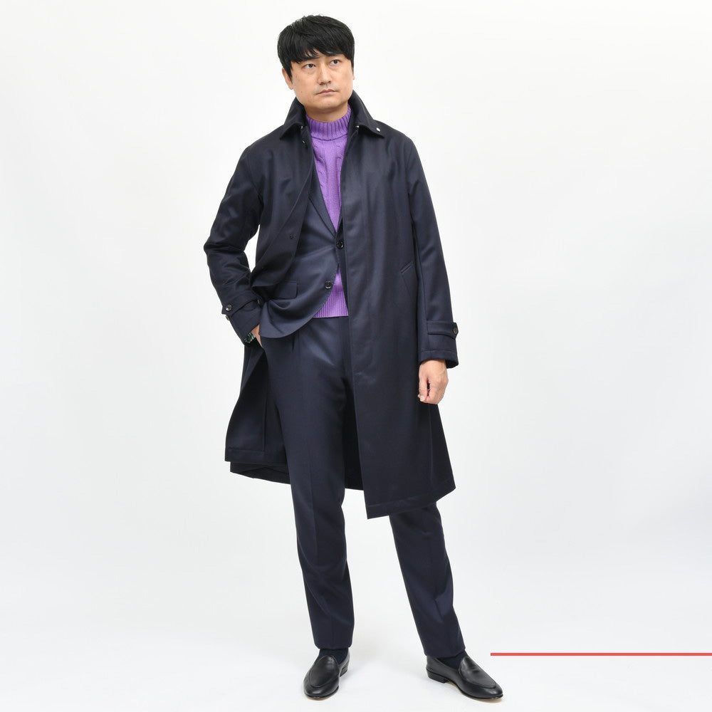 Whiteley&Green(ホワイトリー アンド グリーン) BRADFORD ウールキャバリーツイルバルカラーコート