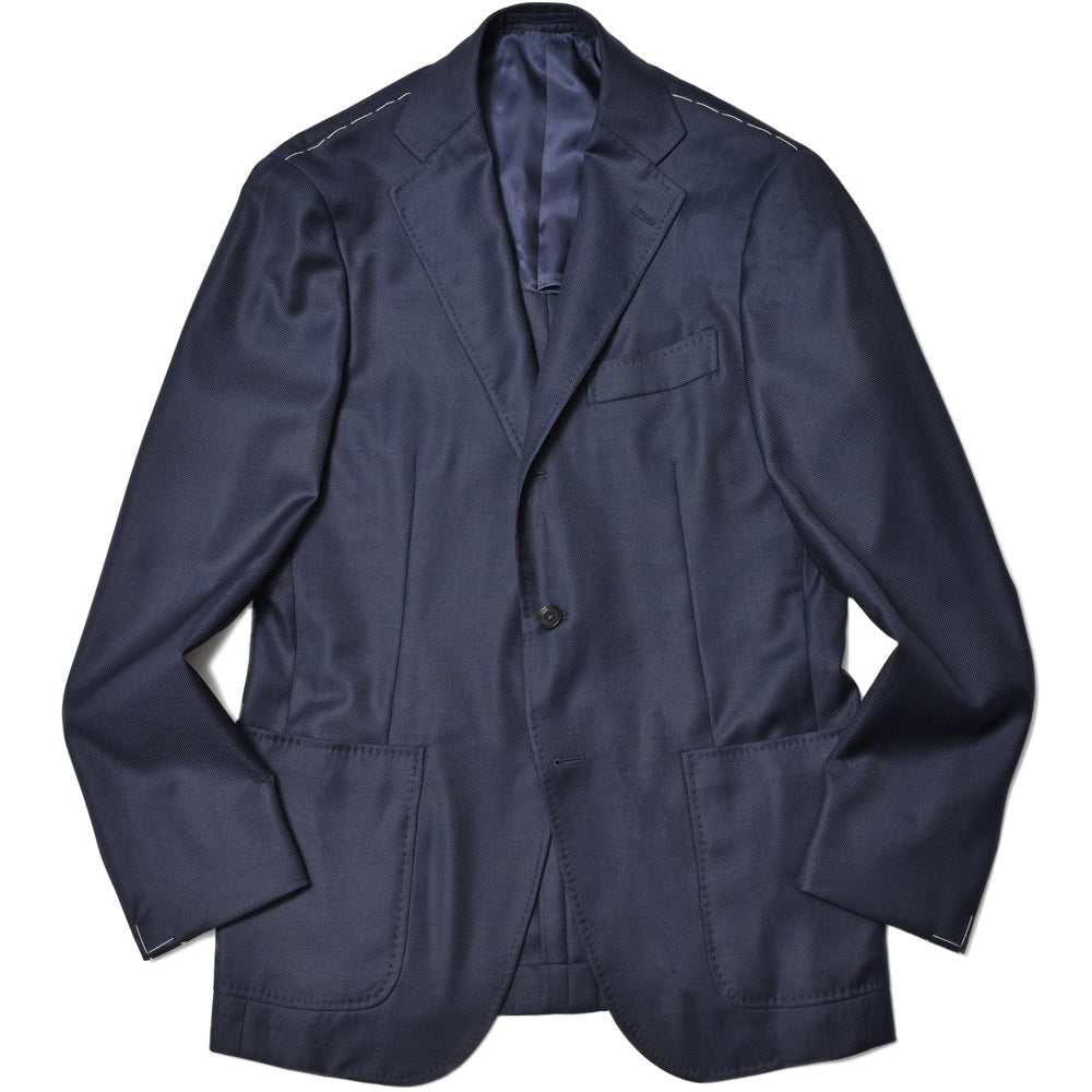 guji(グジ) SUPER130'sウールホップサックソリッド3Bジャケット GUJ-03F (MADE BY RING JACKET / LoroPianaファブリック使用)【オールシーズン