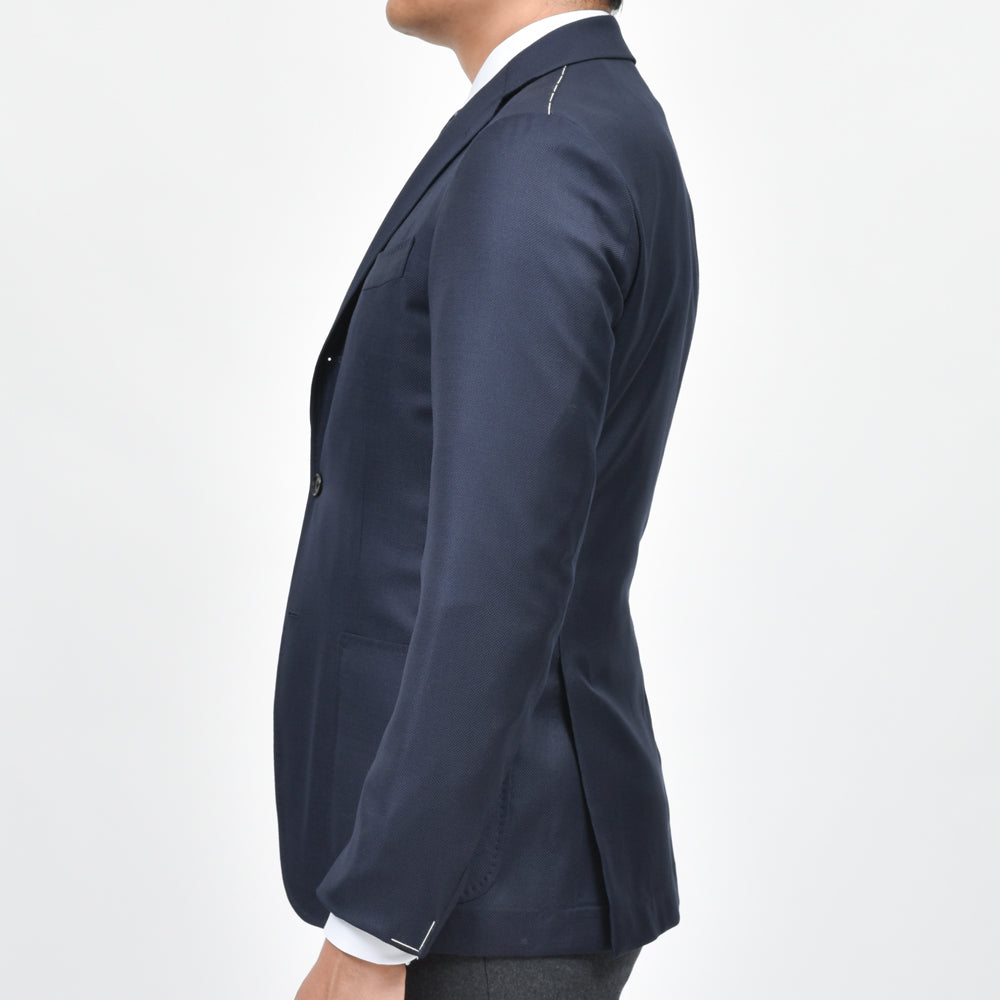 guji(グジ) SUPER130'sウールホップサックソリッド3Bジャケット GUJ-03F (MADE BY RING JACKET / LoroPianaファブリック使用)【オールシーズン