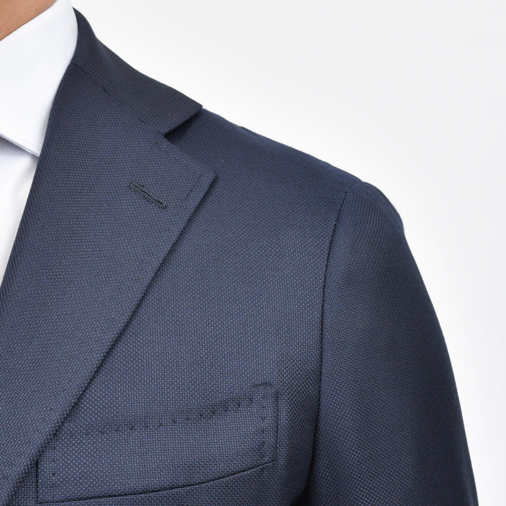 guji(グジ) SUPER130'sウールホップサックソリッド3Bジャケット GUJ-03F (MADE BY RING JACKET / LoroPianaファブリック使用)【オールシーズン