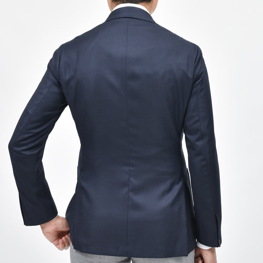 guji(グジ) SUPER130'sウールホップサックソリッド6Bダブルジャケット GUJ-03F (MADE BY RING JACKET / LoroPianaファブリック使用)【オールシ