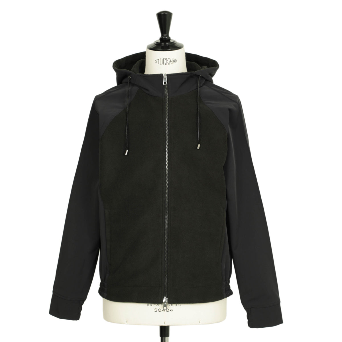 ジャブスアルキヴィオ / PUCCI / フーデット フリース ストレッチ ジップアップ パーカー / A5764 / 90 ブラック