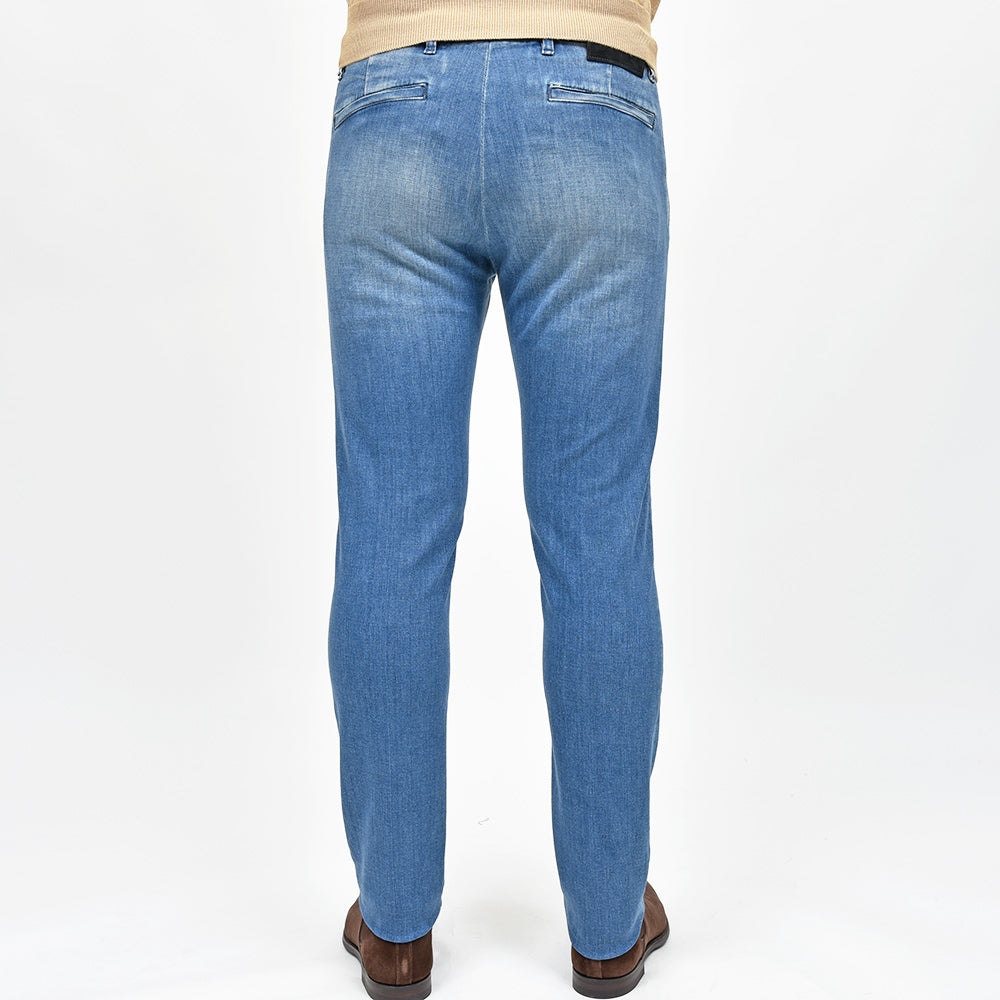 PT TORINO DENIM ピーティートリノデニム ring別注 コットン ポリエステル ストレッチ ウォッシュド デニムスラックス HOUSE/SUPERSLIM FIT/CA4310