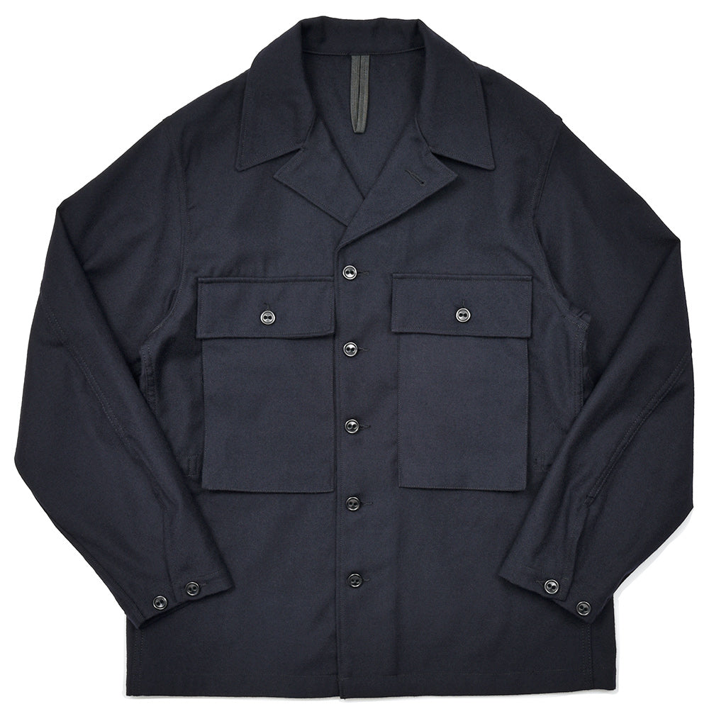 COHERENCE コヒーレンス VERNON-D ウール ツイル ROVER WOOL TWILL ミリタリーシャツジャケット