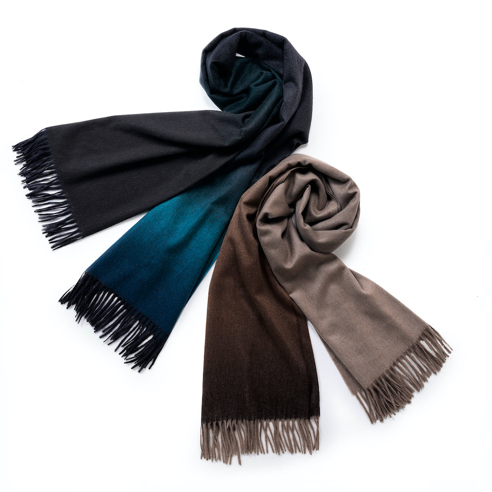 ベグ アンド コー / グラデーション カシミア ストール/Nuance Ombre Stole/183cm×73cm