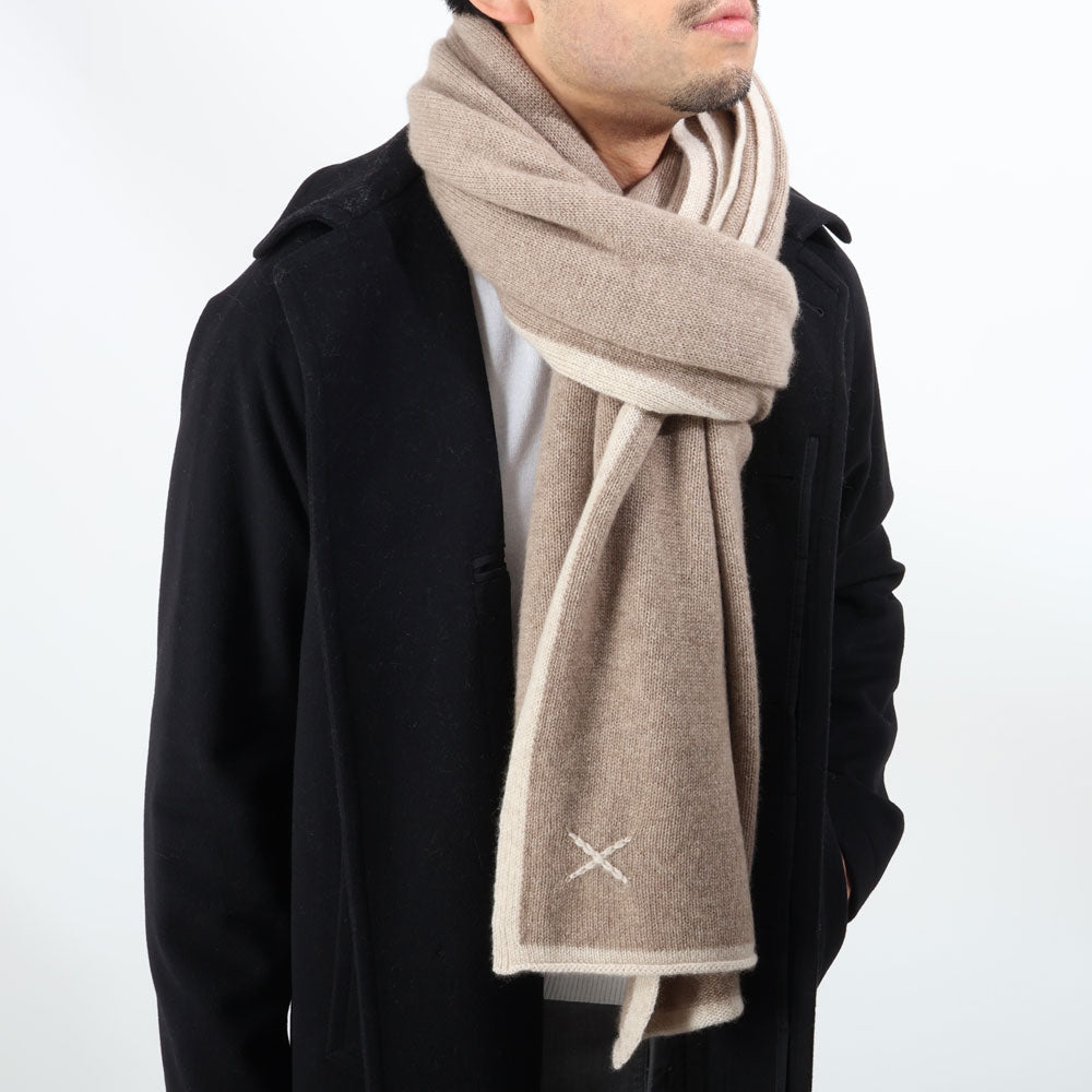 ベグ アンド コー / カシミア ニット ストール/Knitted Cocoon Wrap/195cm×70cm