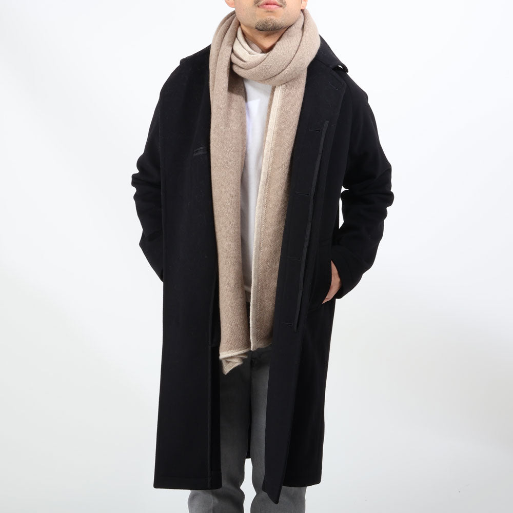 ベグ アンド コー / カシミア ニット ストール/Knitted Cocoon Wrap/195cm×70cm