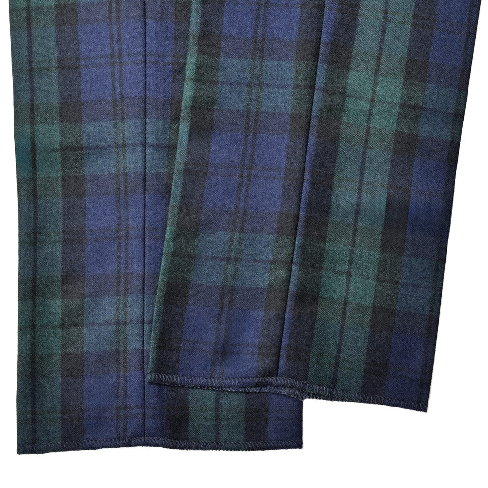 INCOTEX(インコテックス) SLIM FIT SUPER110'sウールサキソニーチェック1Pテーパードパンツ 1T0031-1783A/21681 13042206052