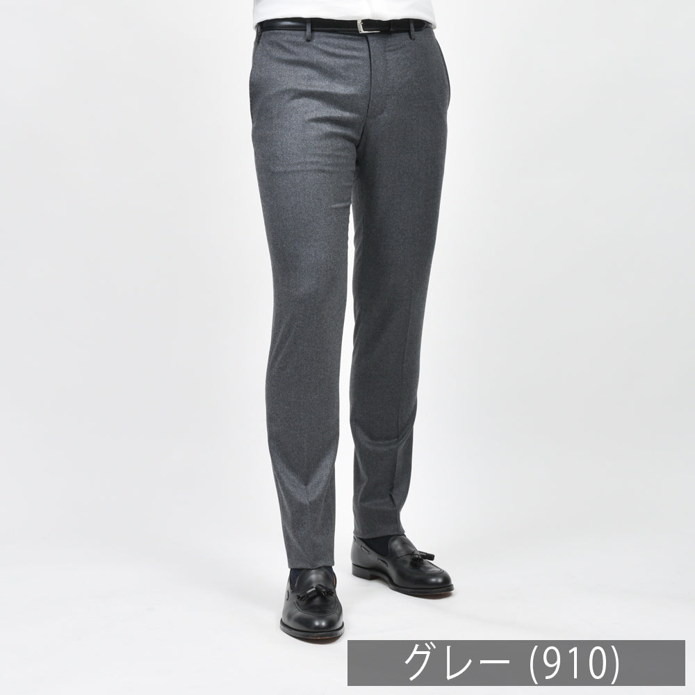 INCOTEX(インコテックス) SLIM FIT ウールサキソニーテーパードパンツ 1T0035-1143A/21683 13042207052