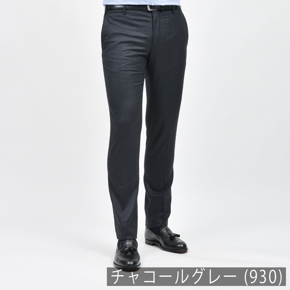 INCOTEX(インコテックス) SLIM FIT ウールサキソニーテーパードパンツ 1T0035-1143A/21683 13042207052