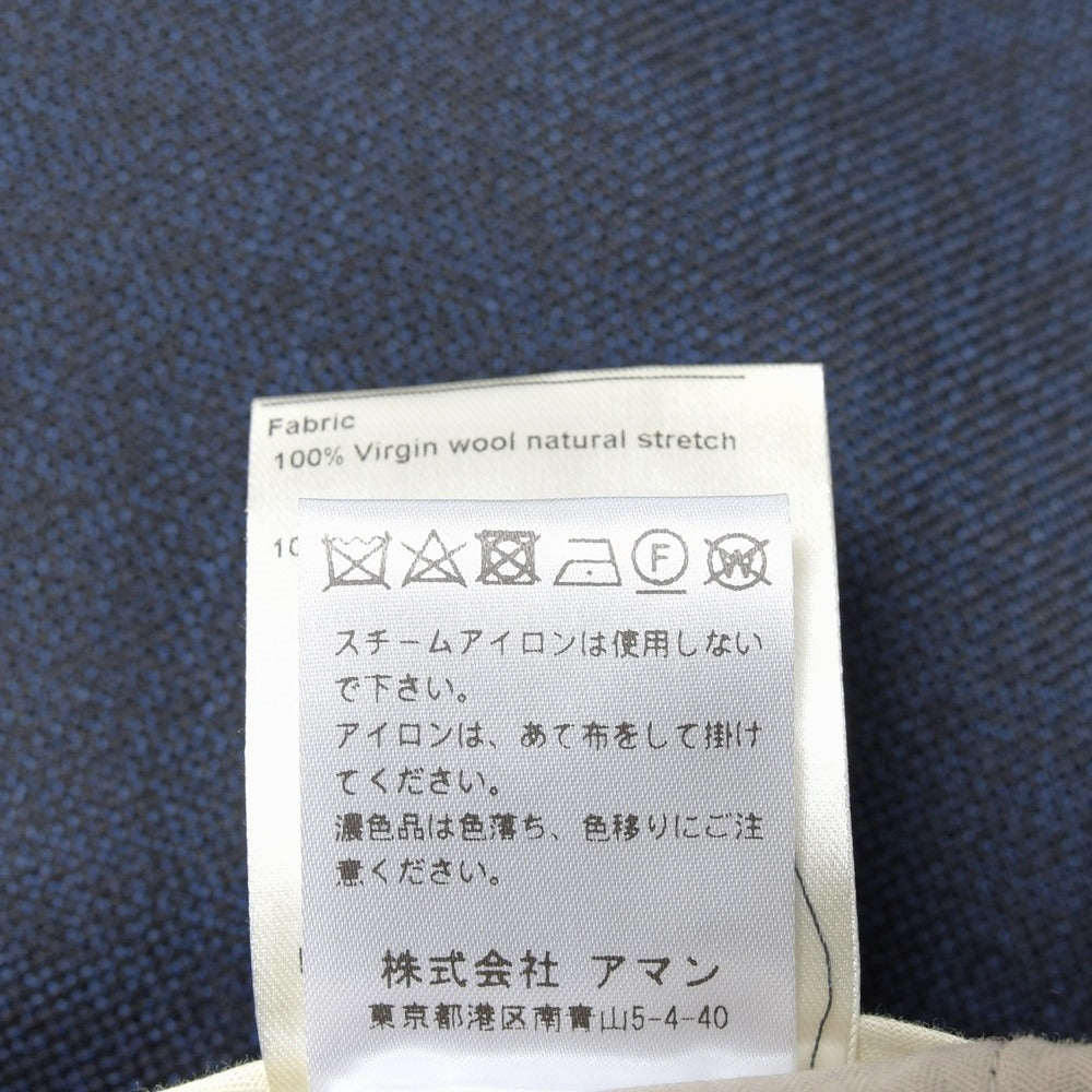 BERWICH(ベルウィッチ) TOMYトミー ウールシャークスキン2プリーツテーパードパンツ MZ1026