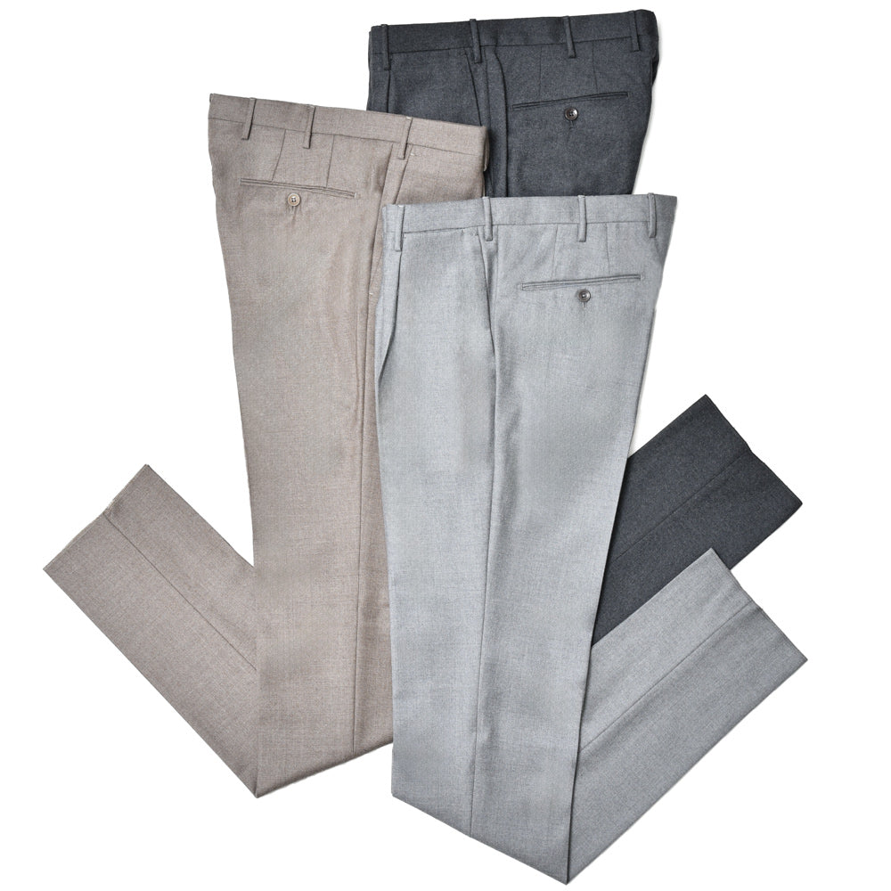 INCOTEX(インコテックス) SLIM FIT SUPER110's ウールサキソニー1Pテーパードパンツ 1T0031-1645A/92552 13046201052
