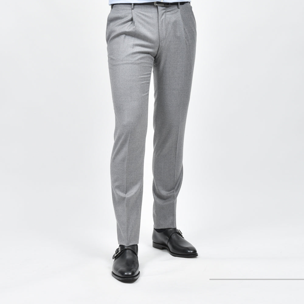 INCOTEX(インコテックス) SLIM FIT SUPER110's ウールサキソニー1Pテーパードパンツ 1T0031-1645A/92552 13046201052
