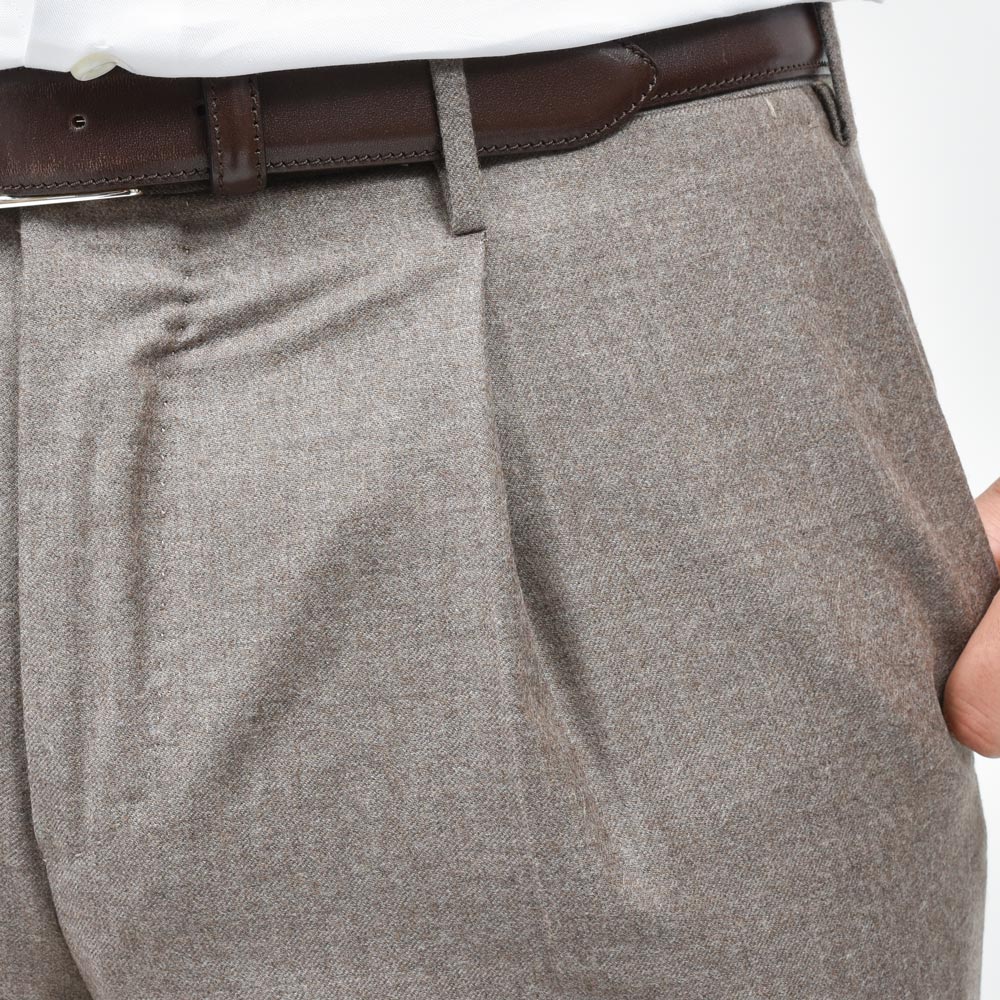 INCOTEX(インコテックス) SLIM FIT SUPER110's ウールサキソニー1Pテーパードパンツ 1T0031-1645A/92552 13046201052