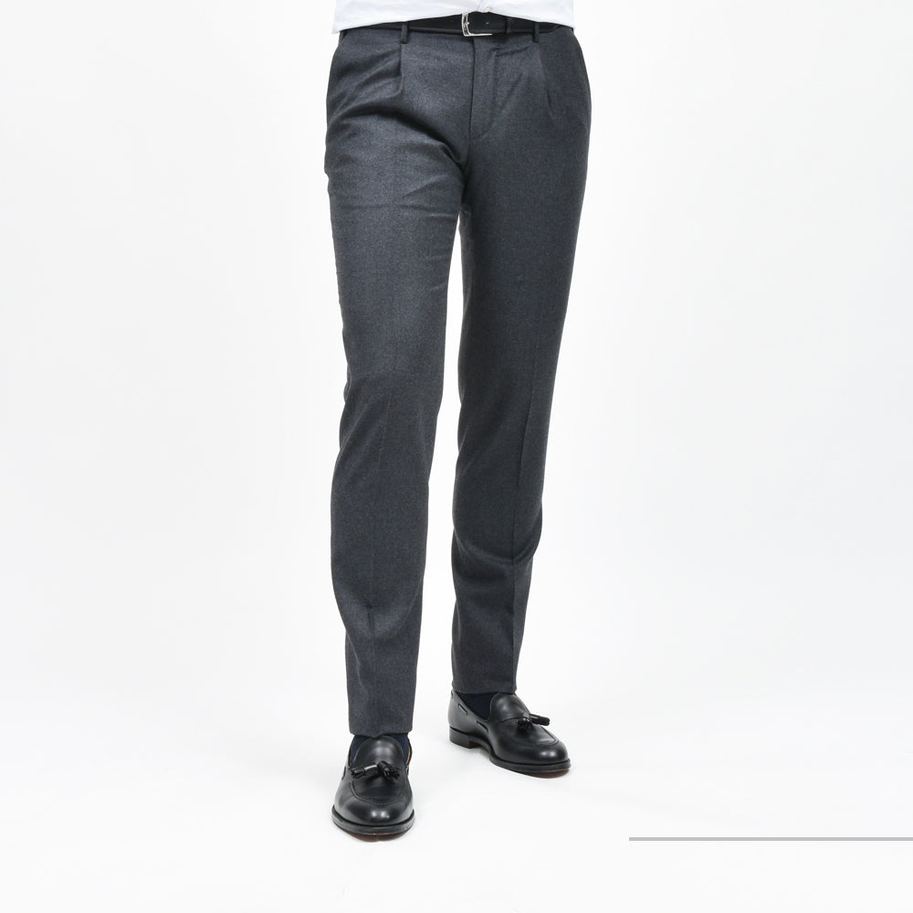 INCOTEX(インコテックス) SLIM FIT SUPER110's ウールサキソニー1Pテーパードパンツ 1T0031-1645A/92552 13046201052