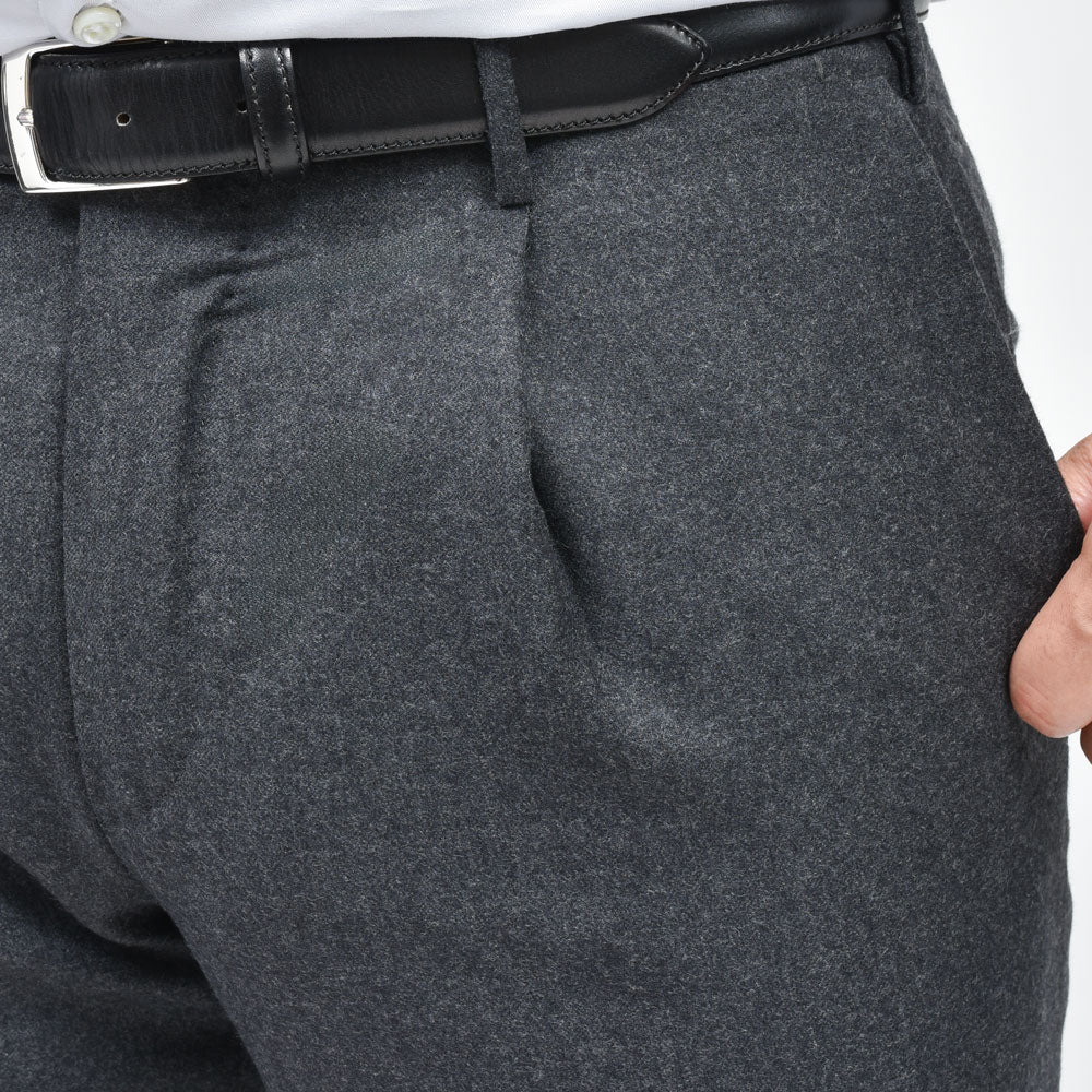 INCOTEX(インコテックス) SLIM FIT SUPER110's ウールサキソニー1Pテーパードパンツ 1T0031-1645A/92552 13046201052