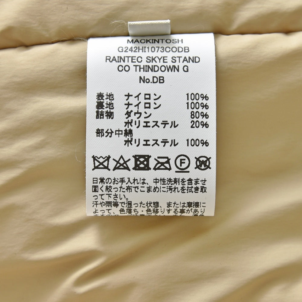 MACKINTOSH(マッキントッシュ) RAINTEC SKYE STAND CO レインテックスカイスタンドカラーダウンブルゾン