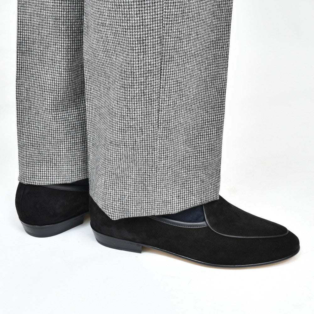BAUDOIN & LANGE(ボードイン アンド ランジ) ゴートレザープレーンベルジャンシューズ SAGAN CLASSIC LOFER SUEDE/29529