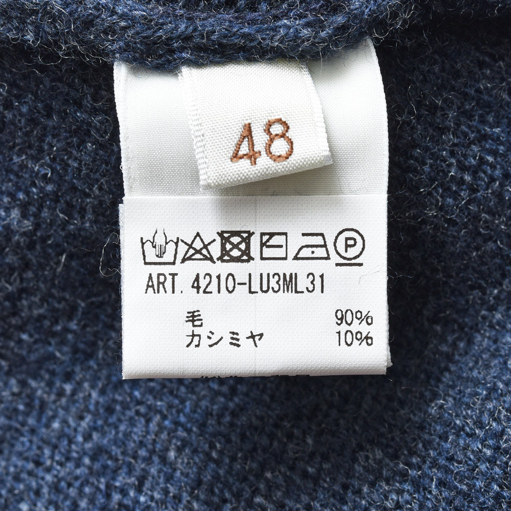 FILIPPO DE LAURENTIIS(フィリッポ デ ローレンティス) 7ゲージウールカシミアモックネックニット LU3ML31