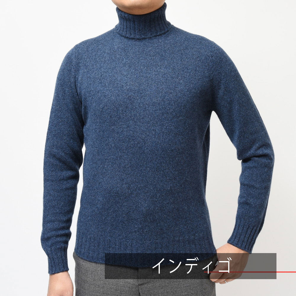 FILIPPO DE LAURENTIIS(フィリッポ デ ローレンティス) 7ゲージウールカシミアタートルネックニット DV3ML31