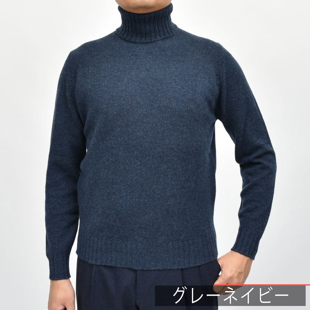 FILIPPO DE LAURENTIIS(フィリッポ デ ローレンティス) 7ゲージウールカシミアタートルネックニット DV3ML31