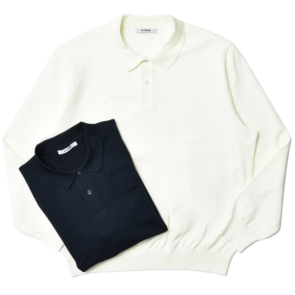 SLOANE(スローン) ウォッシャブルポリコットンニットポロ SL9W-697 16042601210