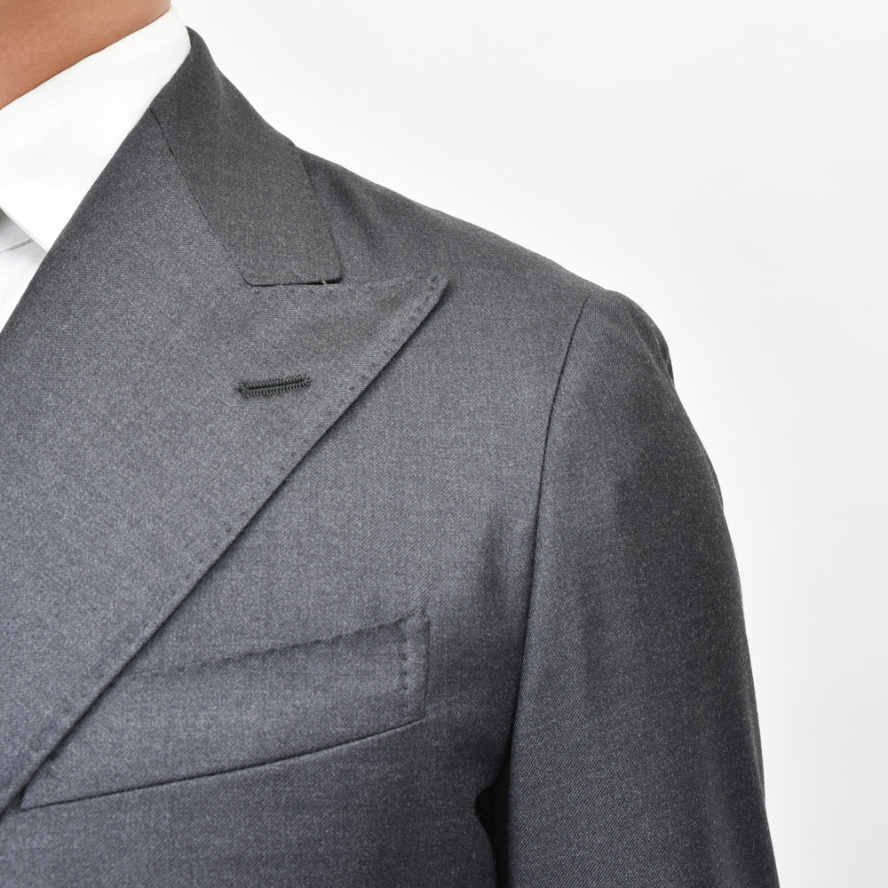 guji(グジ) SUPER130'sウール6B1プリーツダブルスーツ (MADE BY RING JACKET / LoroPianaファブリック使用)【オールシーズン】GUJ-03E/GUP