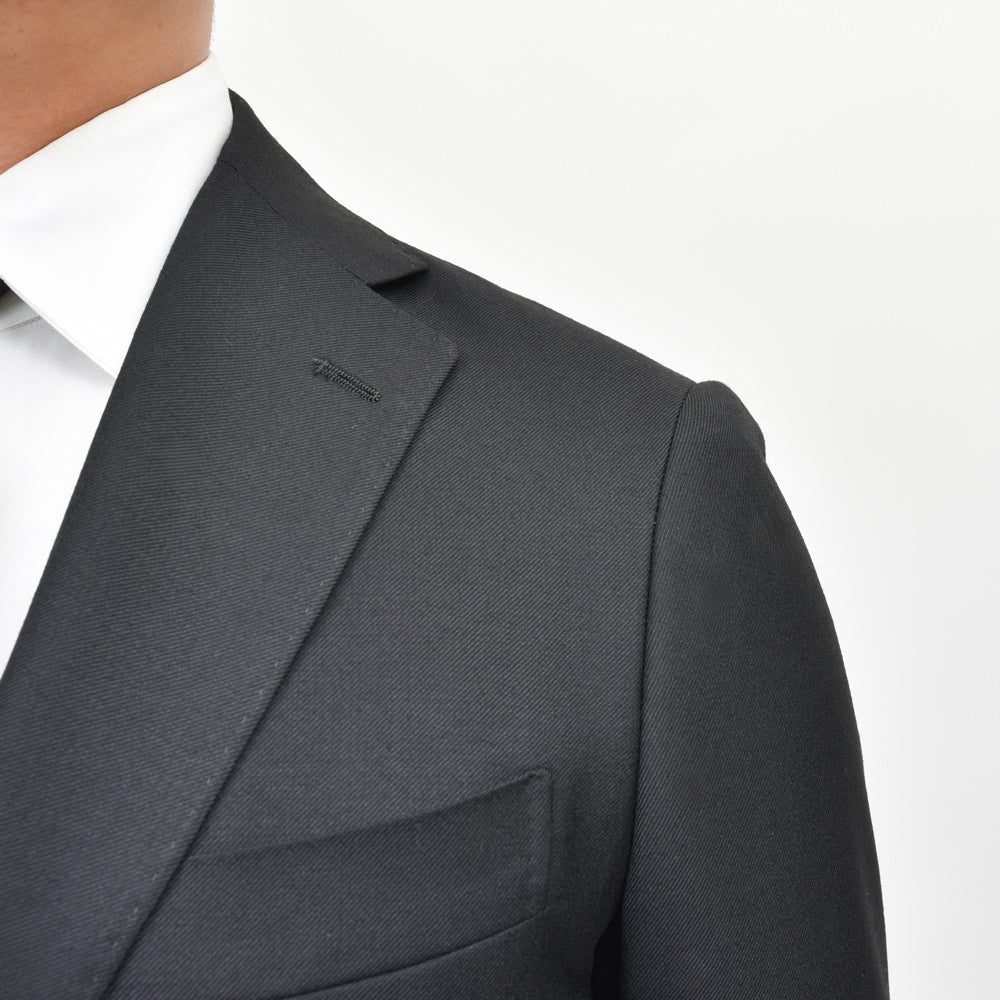 guji(グジ) ウールツイル3B1プリーツスーツ (MADE BY RING JACKET / VITALE BARBERIS CANONICOファブリック使用)【秋/冬】GUJ-01A/GU