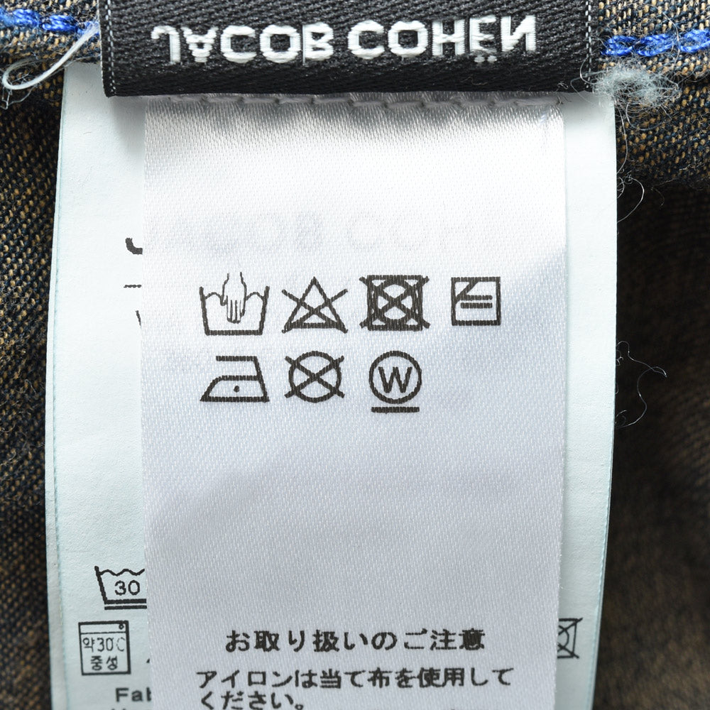 JACOB COHEN(ヤコブコーエン) ウォッシュドコットンデニムウエスタンシャツ 226-21415