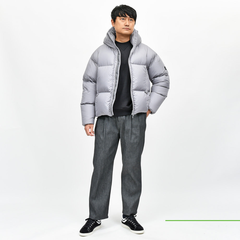 Bacon(ベーコン) M OAK ポリエステルフーデッドダウンジャケット BACPIGIA469
