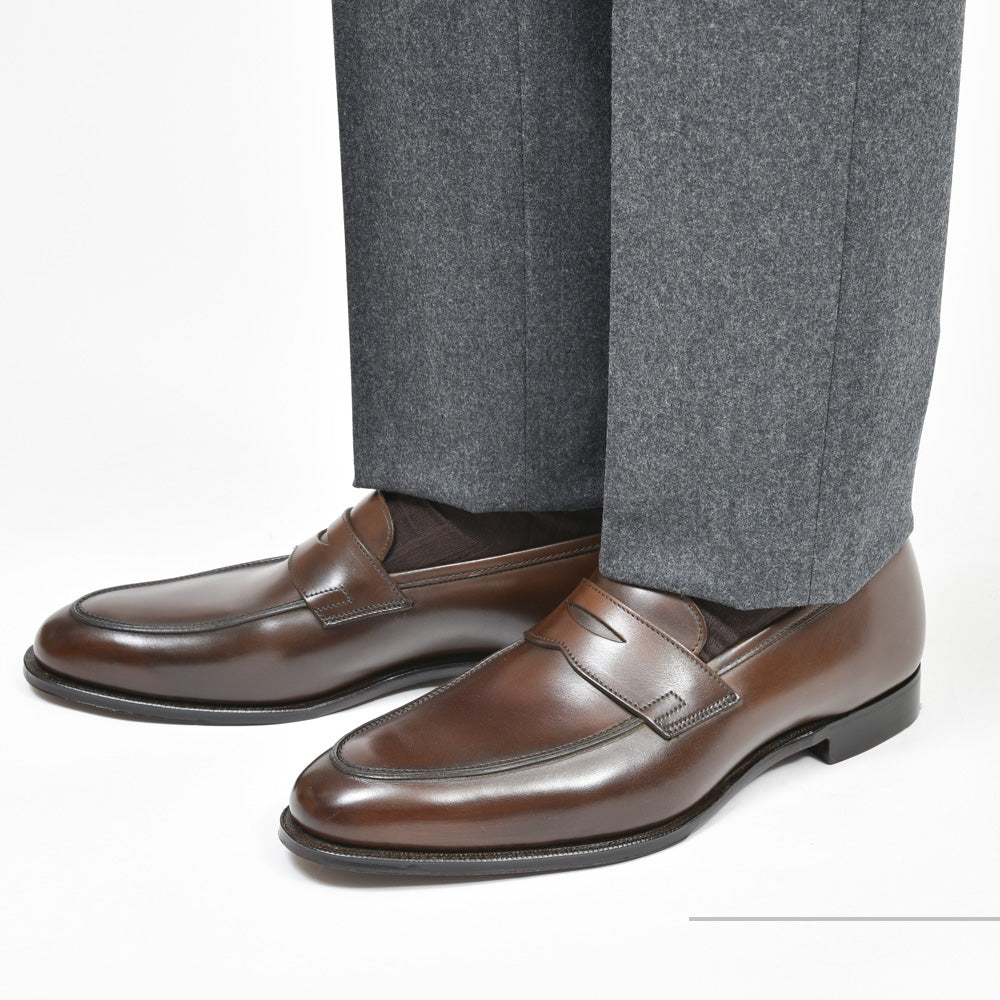 Crockett&Jones(クロケットアンドジョーンズ) 【HAND GRADE COLLECTION】CRAWFORD カーフレザーコインローファー 15042201048