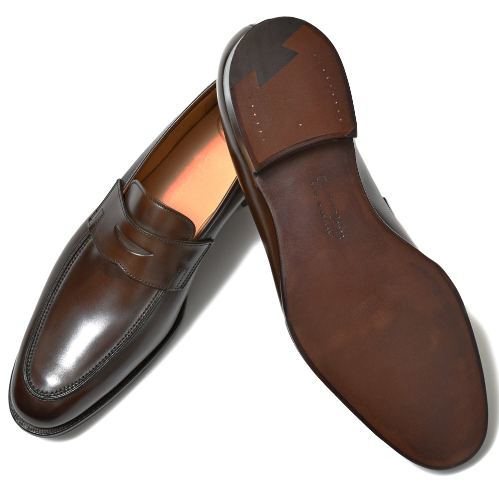 Crockett&Jones(クロケットアンドジョーンズ) 【HAND GRADE COLLECTION】CRAWFORD カーフレザーコインローファー 15042201048