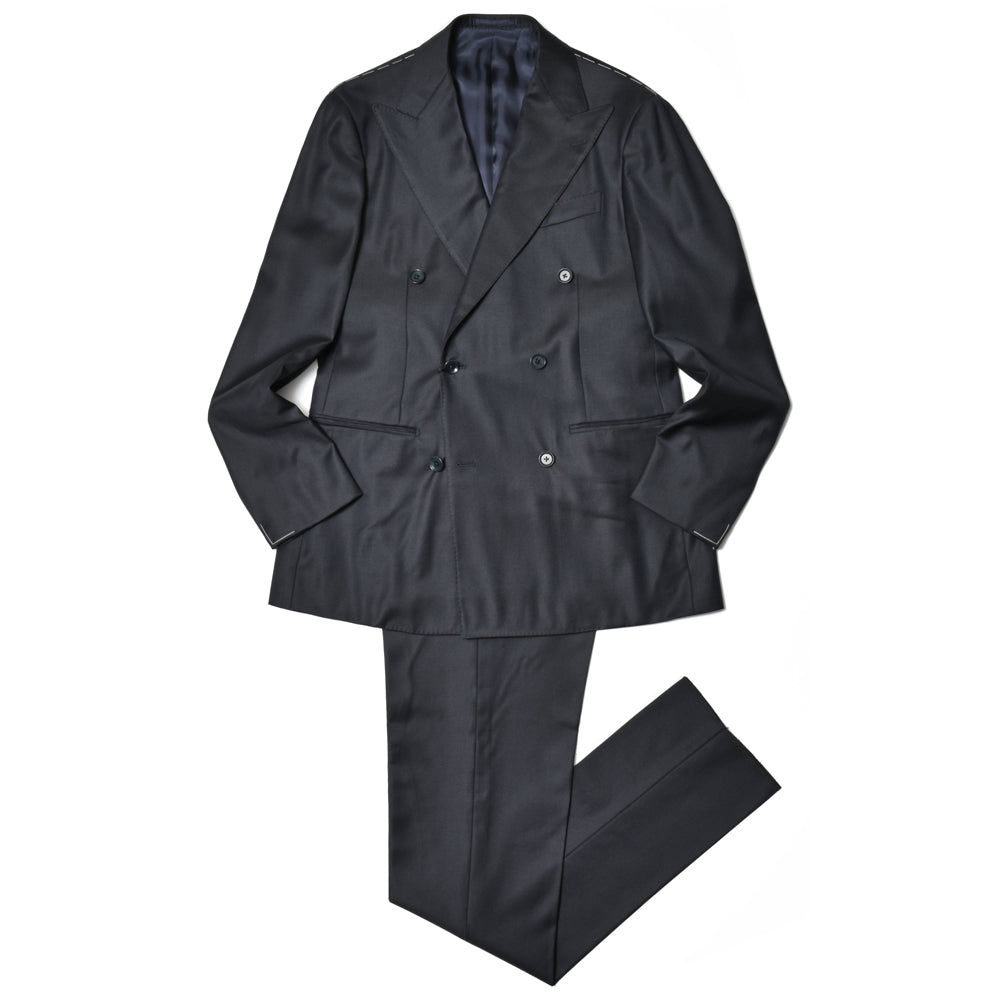 guji(グジ) SUPER130'sウール6B1プリーツダブルスーツ (MADE BY RING JACKET / LoroPianaファブリック使用)【オールシーズン】GUJ-03E/GUP