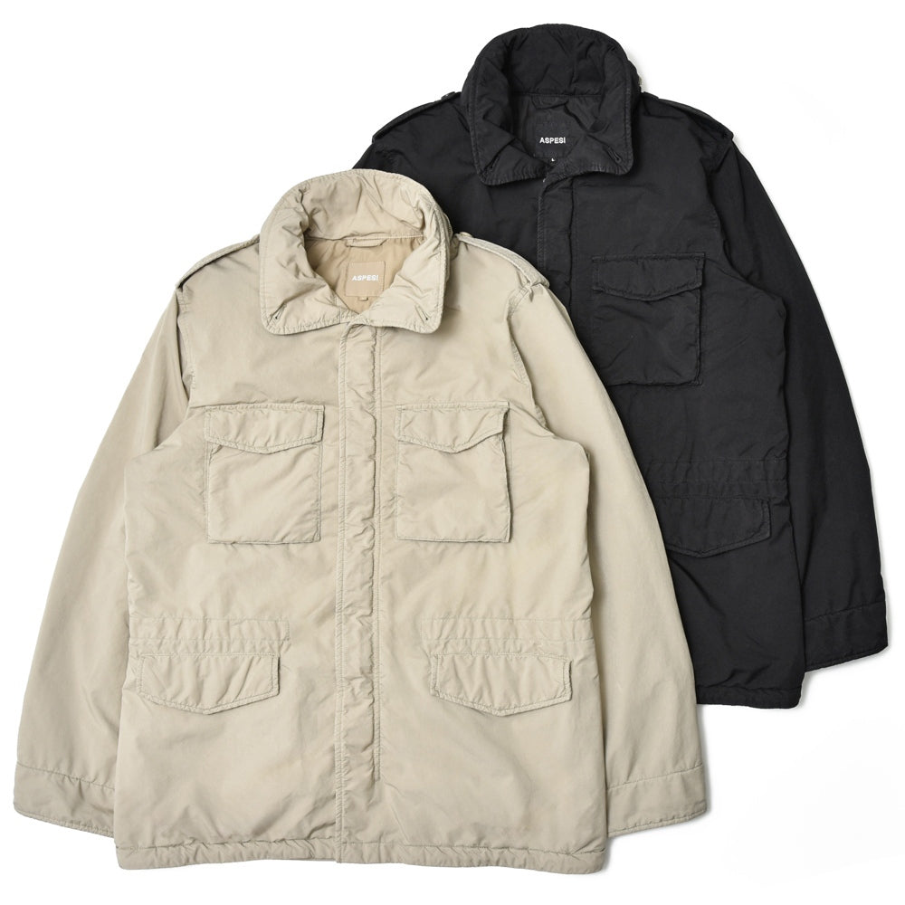 ASPESI(アスペジ) ガーメントダイポリナイロンM-65フィールドジャケット NEWCAMP JACKET/4I1I281024
