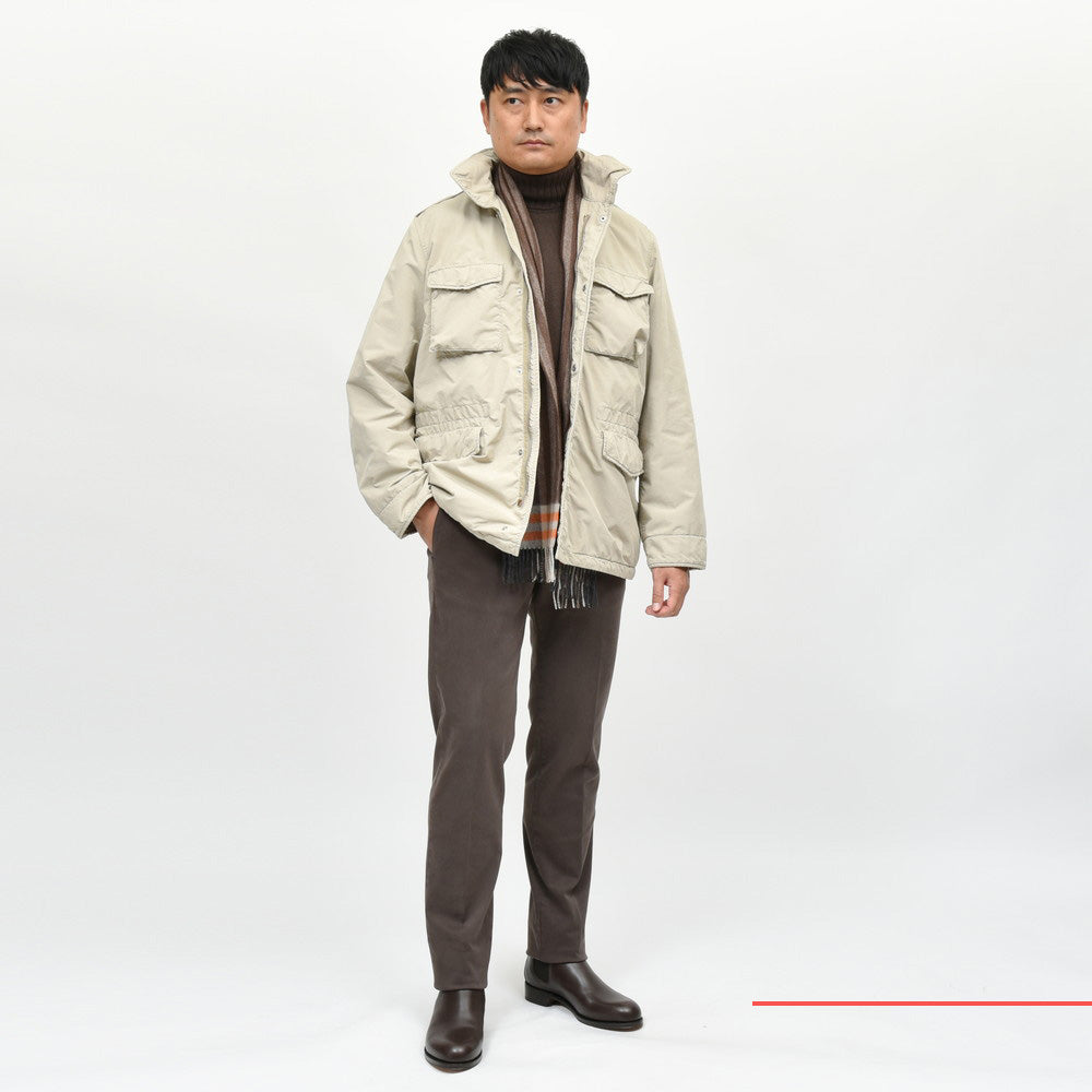 ASPESI(アスペジ) ガーメントダイポリナイロンM-65フィールドジャケット NEWCAMP JACKET/4I1I281024