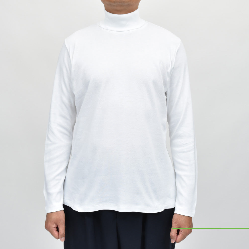 MAISON CORNICHON(メゾン コルニション) コットンフライスタートルネックL/Sカットソー
