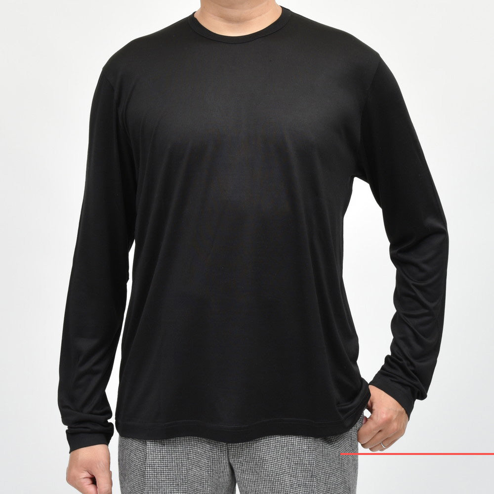 Stefan Brandt(シュテファン ブラント) シルクジャージL/Sクルーネックカットソー ENEASLA 884-31241002
