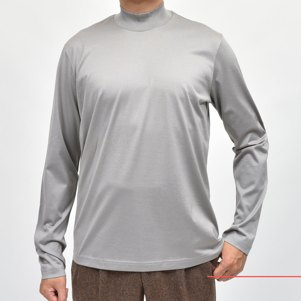 Stefan Brandt(シュテファン ブラント) コットンフライスL/Sモックネックカットソー ELITURTLLA 884-31841005
