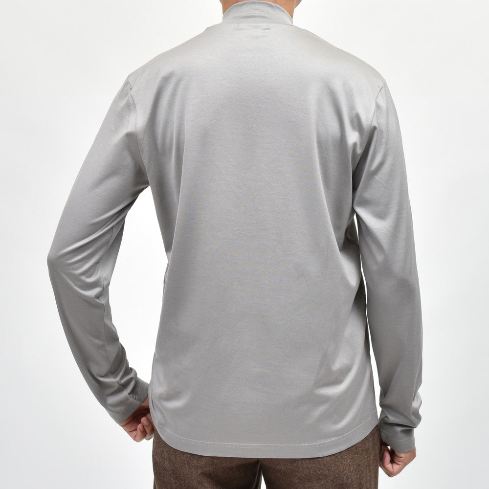 Stefan Brandt(シュテファン ブラント) コットンフライスL/Sモックネックカットソー ELITURTLLA 884-31841005