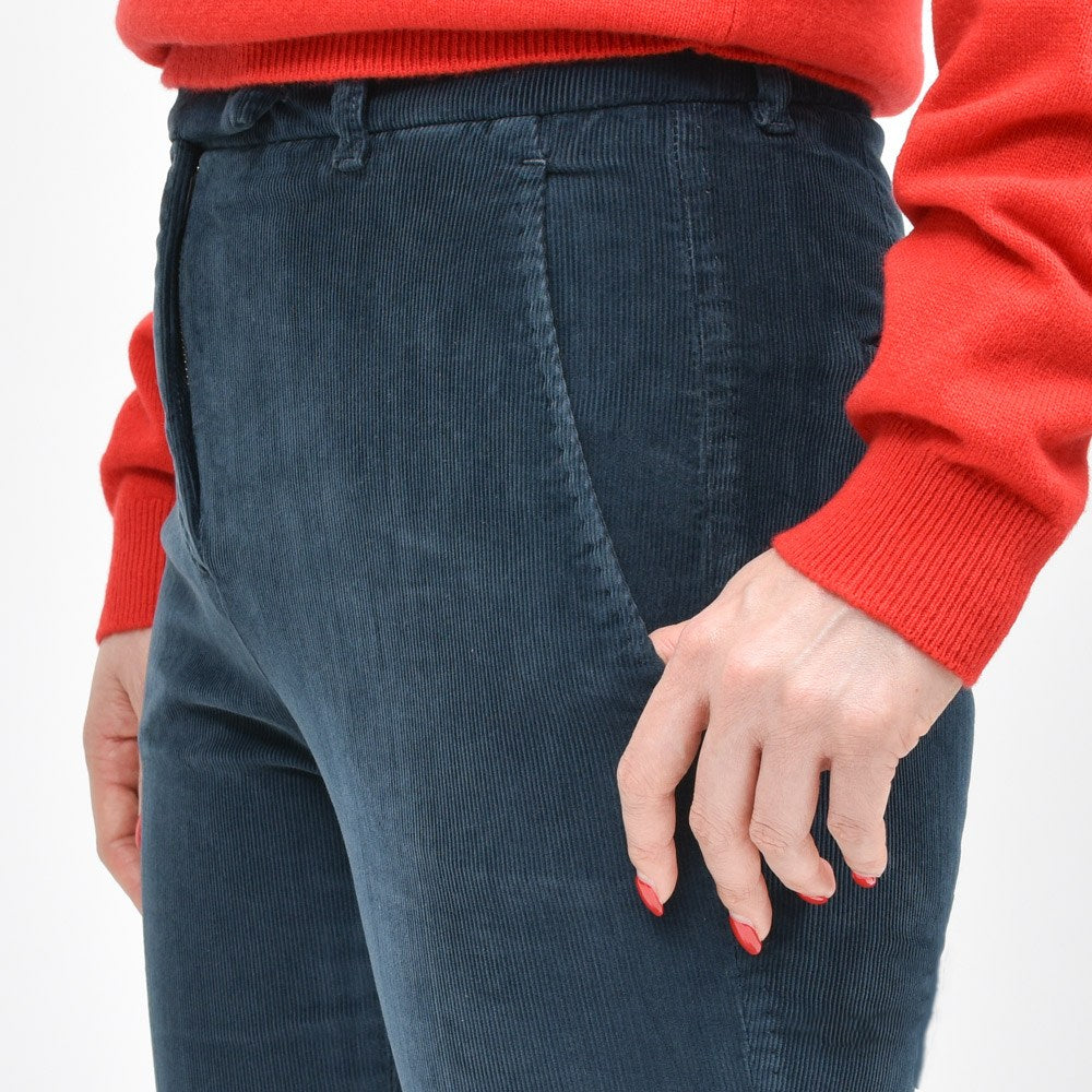 INCOTEX(インコテックス)<BR>175868/D2145 KIMAMA ガーメントダイストレッチコットンコーデュロイスリムストレートパンツ