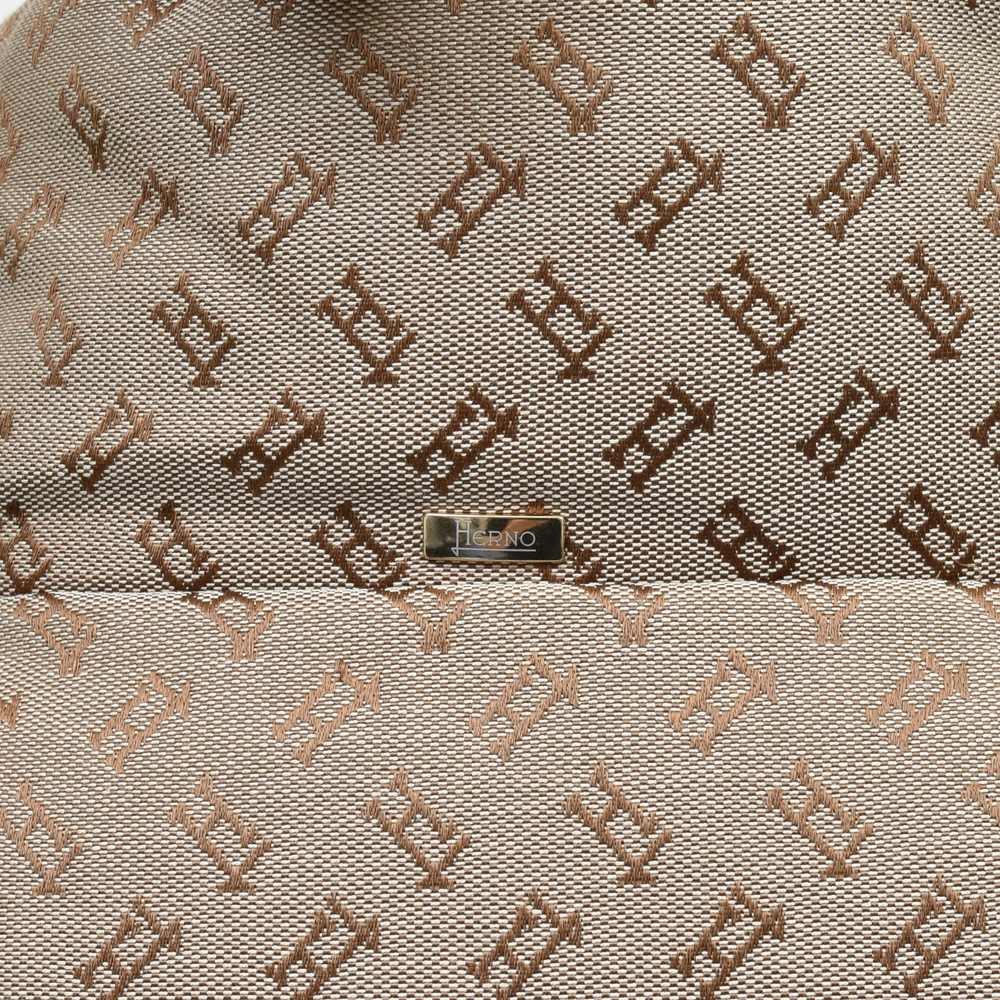 HERNO(ヘルノ)<BR>PI001972D ポリエステルコットンモノグラムジャガードダウンブルゾン