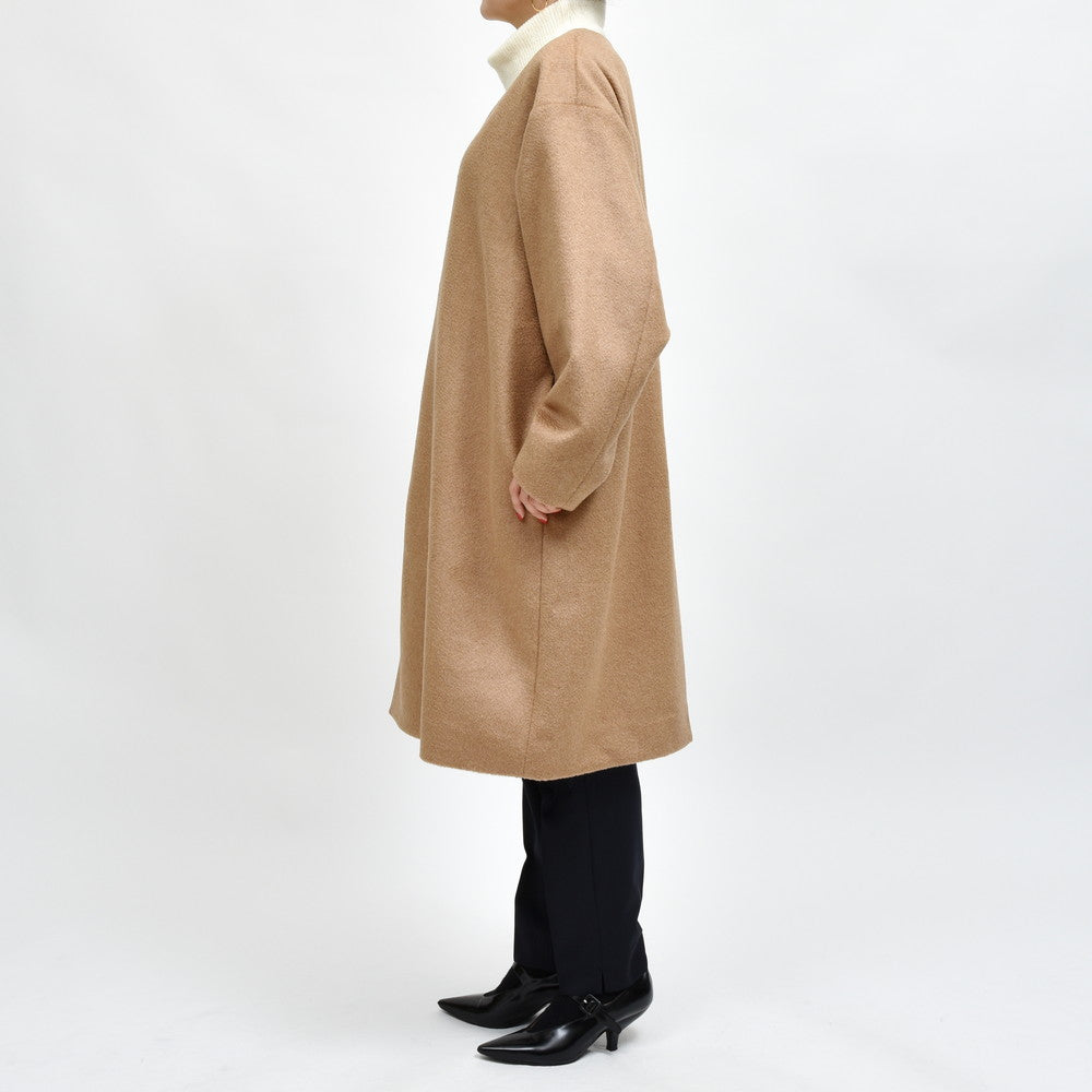 AMBELL(アンベル) 00092 キャメルヘアーノーカラーコート